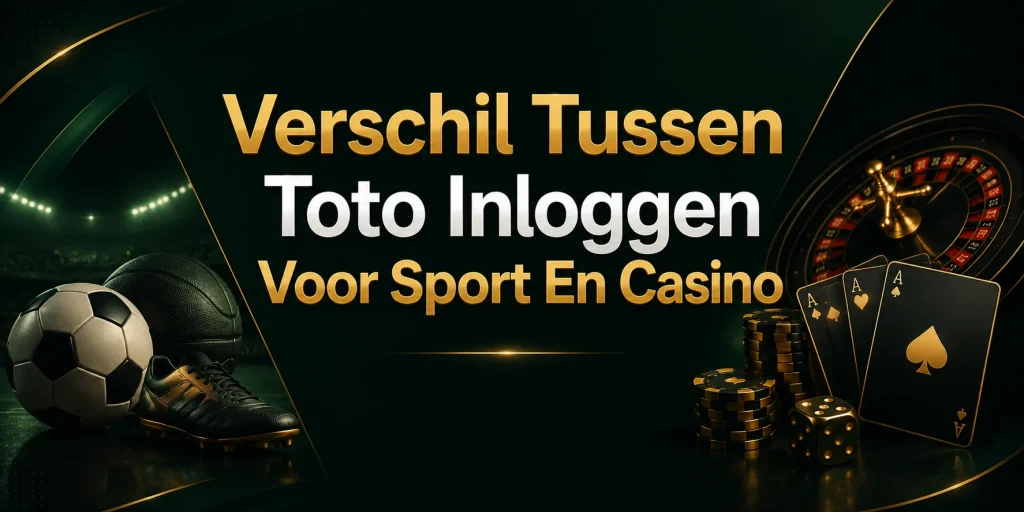 Verschil Tussen Toto Inloggen Voor Sport En Casino