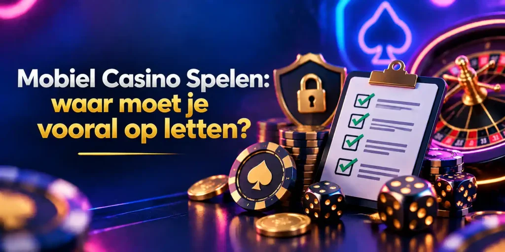 Mobiel Casino Spelen waar moet je vooral op letten?