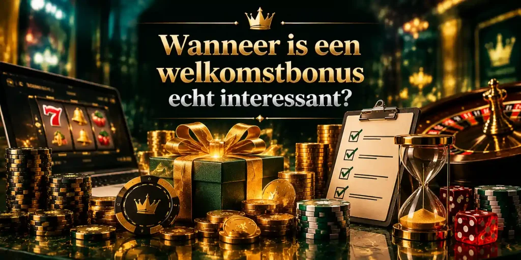 Wanneer is een welkomstbonus echt interessant